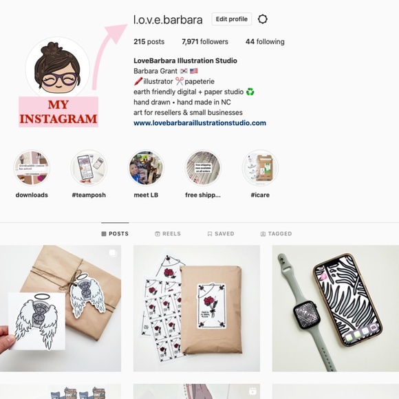 LB006 STICKERS Custom Poshmark Stickers Thank You for Shopping my Closet Sticker - Picture 2 of 9